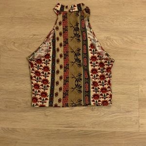 3 for $15 Flower print crop top